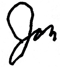 Jon's signature