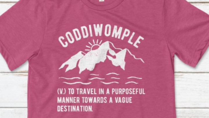 T-shirt with definition of Coddiwomple