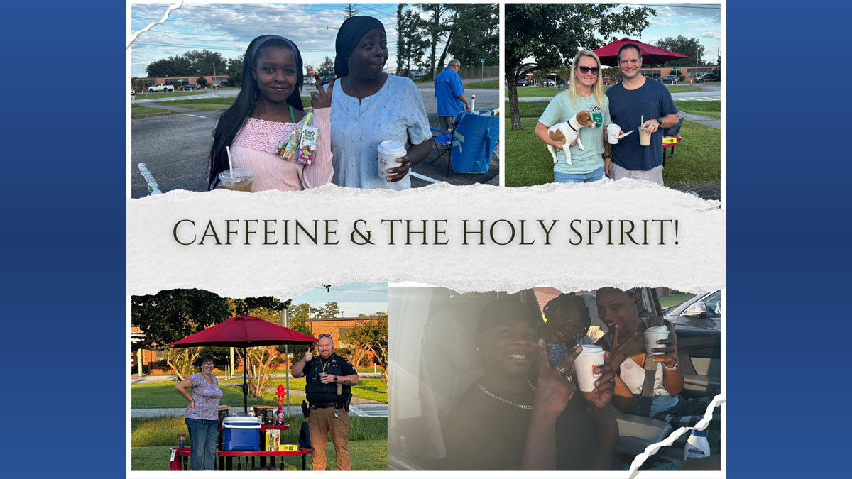 Caffeine & The Holy Spirit! Cherry Point UMC, an example of Loving Boldly